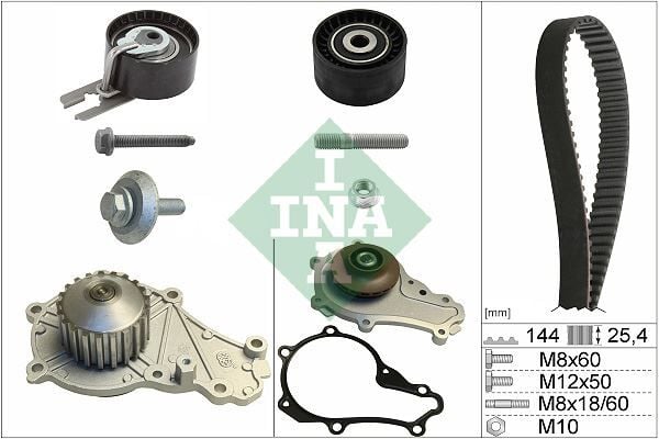 EKSANTRİK GERGİ KİTİ DEVİRDAİM 144 DİŞ EURO4 P206-P307-C1-C2-C3-BIPPER -NEMO-XSARA 1.4 HDİ FIEST A FUSION 02>08 1.4 TDCI 2S6Q8A615AB-2S6Q8591BA