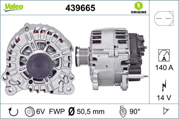 ALTERNATÖR VW GOLF 1.4TSI TG14C027 ALTERNATÖR BİNEK
