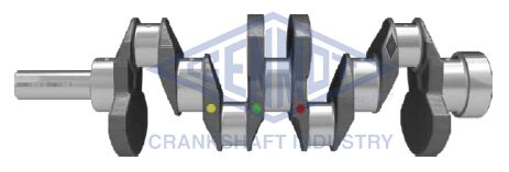 KRANK MİLİ MITSUBISHI L200 2.5L 4D55 4D56 K14T K64T K74T 86-06 / L300 2.5L P15V 86-06 / PAJERO L044G 88-91 / HYUNDAI H100 D4BA 94-> Turbosuz araçlar için