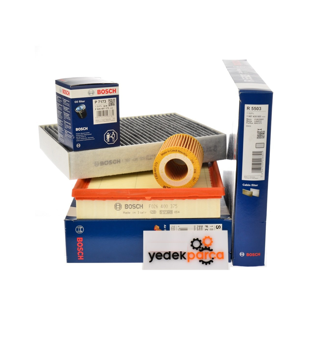 Bmw F30 Kasa 316i N13 Motor Periyodik Bakım Filtre Seti Bosch Marka