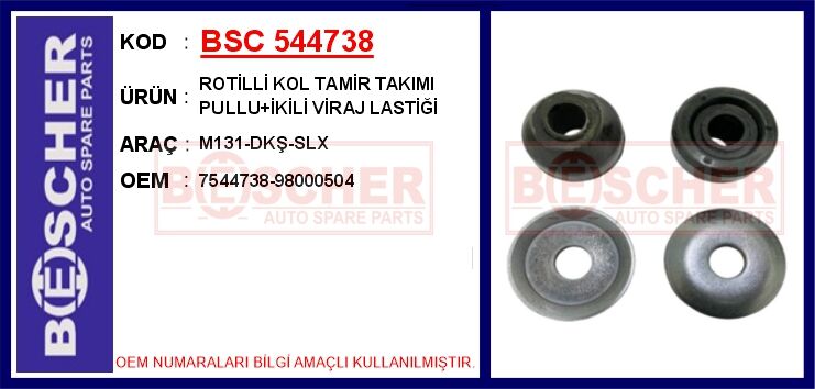 ROTİLLİ KOL TAMİR TAKIMI M131-DKŞ-SLX PULLU İKİLİ VİRAJ LASTİĞİ