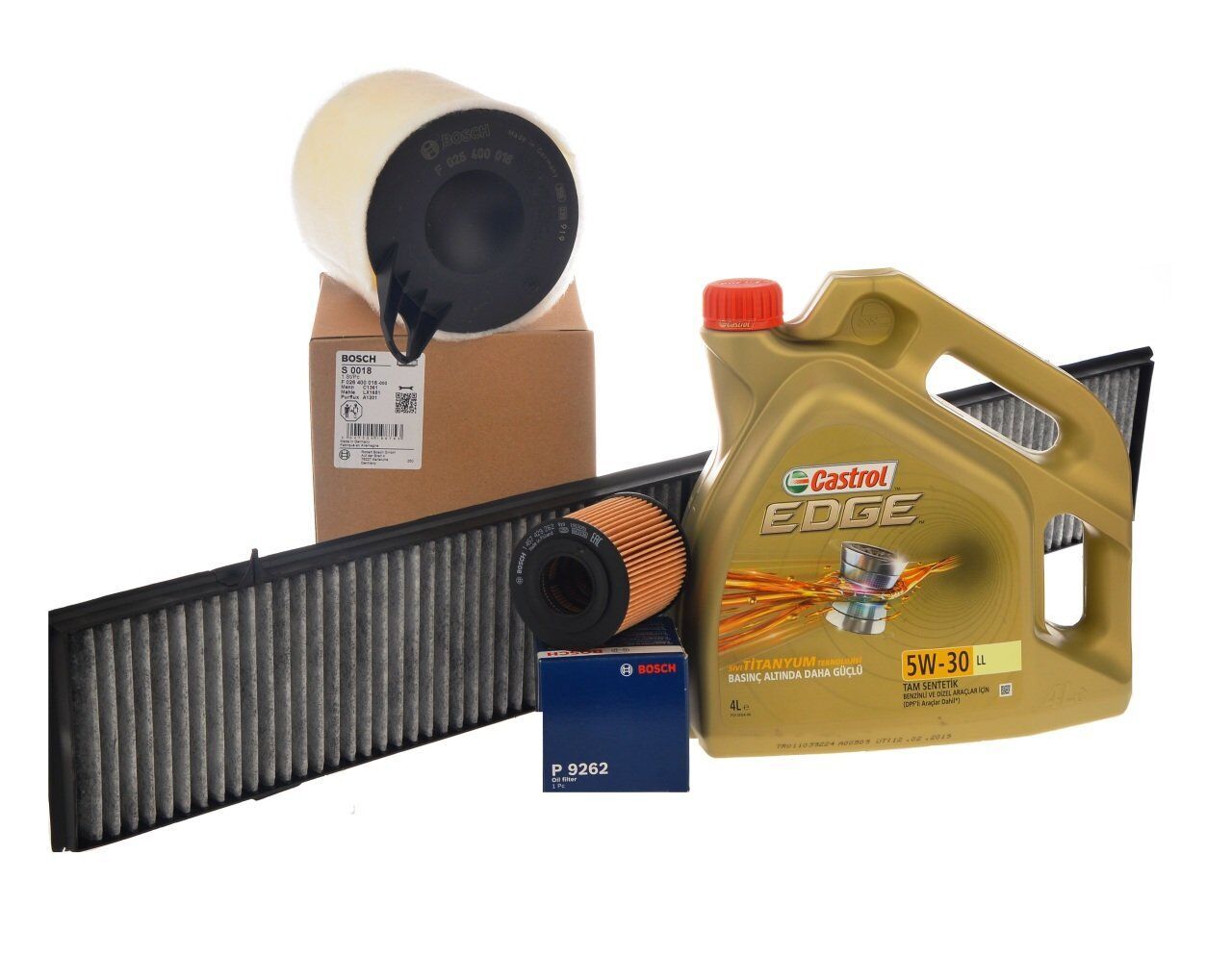 Bmw E81 Kasa 116i Periyodik Bakım Filtre Seti Ve Motor Yağı