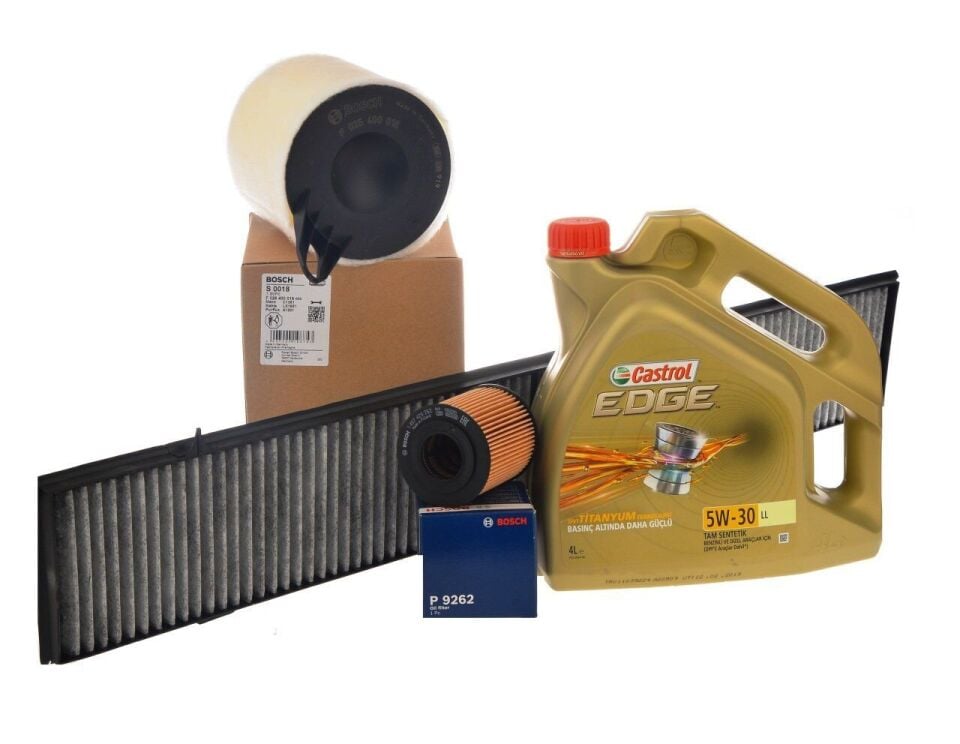 Bmw E90 Kasa 316i-318i-320i Periyodik Bakım Filtre Seti Ve Motor Yağı