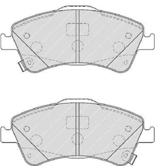 ÖN FREN BALATA TOYOTA AVENSIS 1.6L 1ZR-FAE ZRT270 benzinli 09-> 1.8L 2ZRFAE ZRT271 09-> 2.0L ADT270 AZT270 09-> / VERSO 1.6L 1ZRFAE ZGR20 09 ->