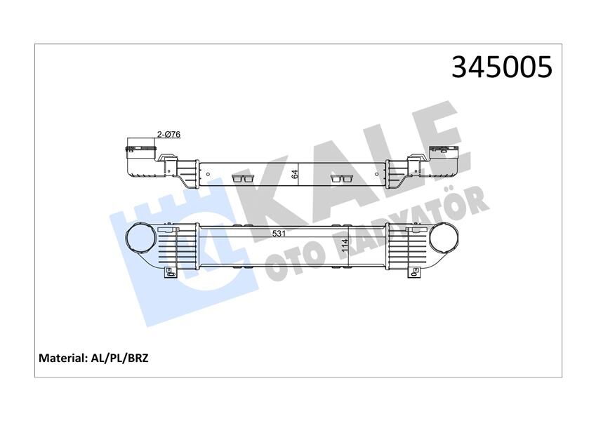 TURBOSARJ RADYATORU MERCEDES S-CLASS W220 99>05