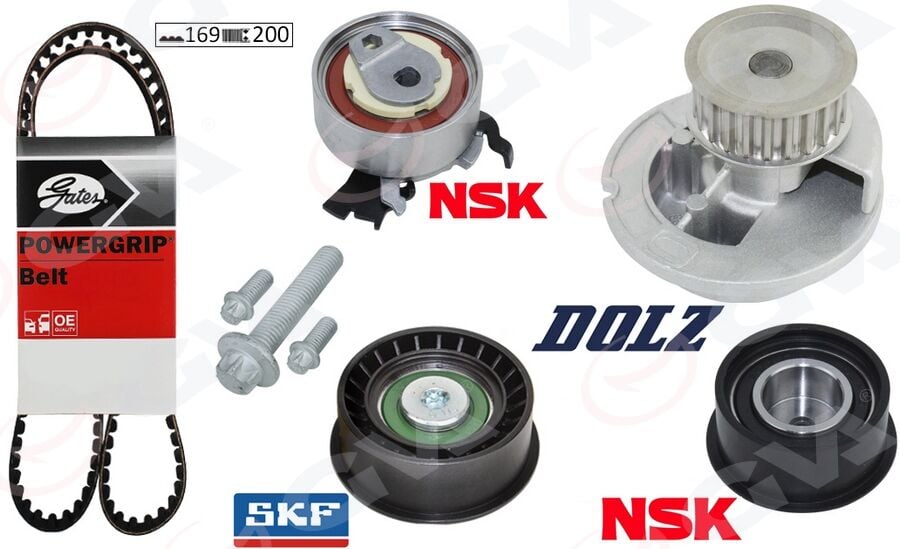DEVİRDAİMLİ EKSANTRİK GERGİ KİTİ ASTRA F-CORSA B-VECTRA B 1.4i-1.6i-1.8i 16V X14XE-X16XEL-X18XE