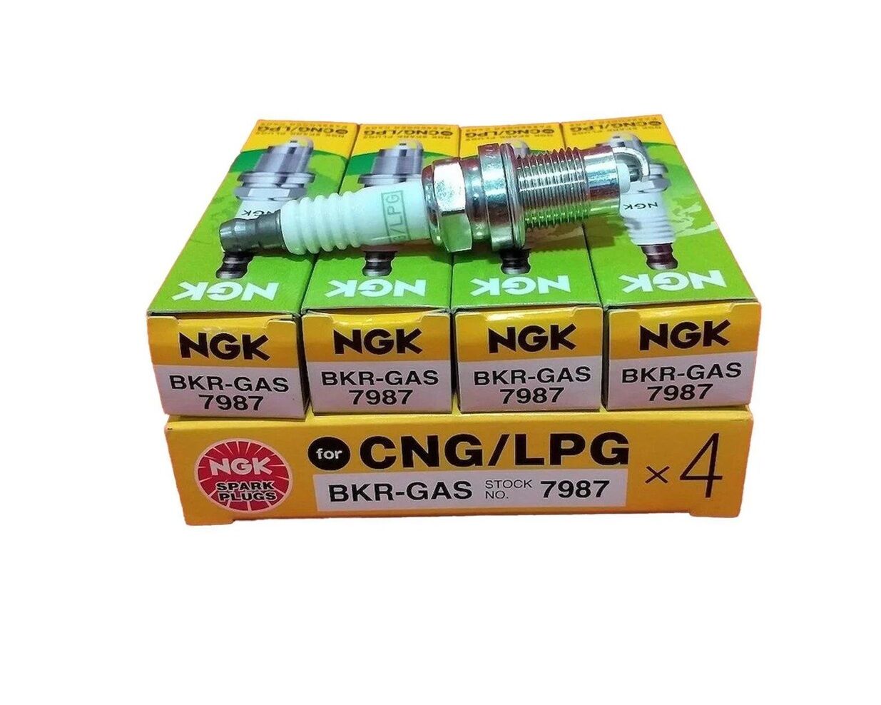 NGK 7987 Ateşleme Buji Takımı LPG BKR-GAS 01 BKR6ES BKR5ES-11 BKR5E
