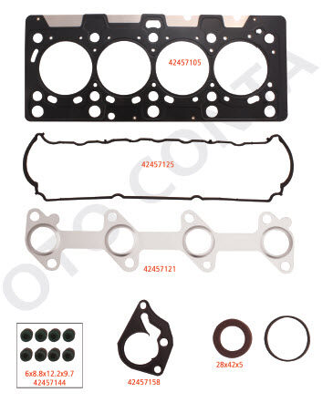 MOTOR TAKIM CONTA MEGANE II 02> CLIO II 98> SCENIC II 03> KANGOO 01> CLIO SYMBOL I 01>09 MICRA III K12 03>10 1.5dCi K9K TEFLON KEÇELİ SUBAP LASTİKLİ SKC Lİ