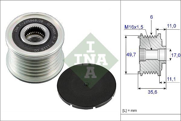 ALTERNATOR KASNAGI MERCEDES W203 CL203 C209 W204 W211 W220