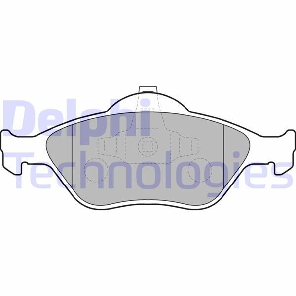 ÖN BALATA FIESTA 1.4TDCİ ABSLİ 00 > FUSION 02 > MAZDA 121 96 > MAZDA 2 03>