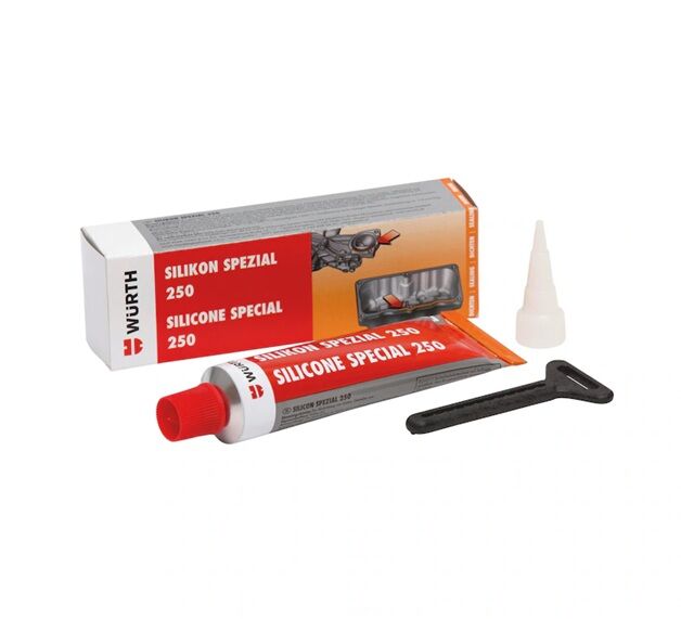 Würth Silikon Sıvı Conta Siyah 250°C Isıya Dayanıklı 70 ml