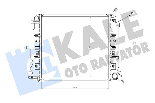MOTOR SU RADYATORU MERCEDES SPRINTER B906 06>