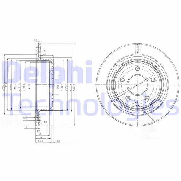ARKA FREN DİSKİ HAVA KANALLI NISSAN QASHQAI 1.5L Dci K9K dizel J10DE 06-13 / X-TRAIL 2.0L QR20 M9R T30 T31 01-13 / RENAULT KOLEOS 08> KOLEOS II 16> 292 çap x 5 bijon - Takım disk fiyatıdır