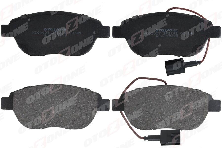 ÖN BALATA DOBLO 1.3-1.9 JTD 07>G.PUNTO 1.3 MJT 05>STILO 05>LINEA 07>BRAVO 07> 200mm 2 FİŞ GDB1483