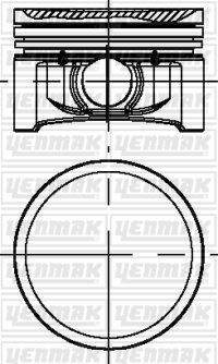 MOTOR PİSTON SEGMAN STD 69.00MM CLIO II-SYMBOL-SANDERO 1.2 D4F