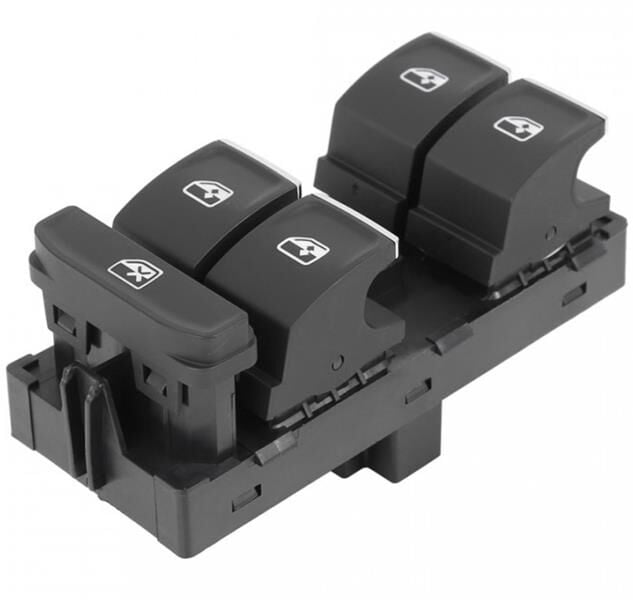 CAM ANAHTARI SOL DÖRTLÜ KROM POWER WİNDOW SWİTCH LEFT VW GOLF V2-PASSAT B8-TIGUAN-LEON-ALTEA