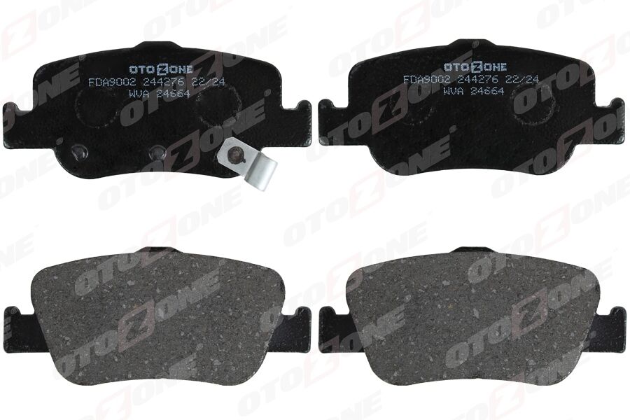 ARKA FREN BALATA TOYOTA AURIS. COROLLA 1.33L 1.6L 1NR-FE 1ZR-FAE NRE180 ZRE181 ZRE185 12-> 1.4L 1ND-FTV D-4D NDE150 NDE180 07->