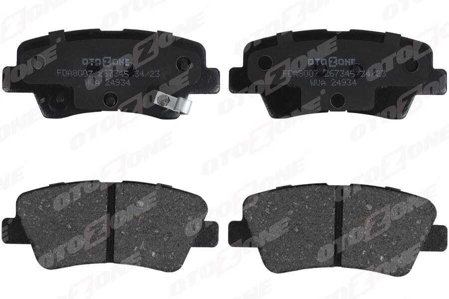 ARKA FREN BALATA HYUNDAI i20 1.2L G4LA 15-20 1.4L G4LC 15-18 1.4L D4FC CRDi 15-18 / ELANTRA 1.6L D4FB G4FG 16-> / KIA SOUL 1.6L D4FB 14-> / SPORTAGE 1.6L G4FD G4FJ T-GDI 15-> 1.6L D4FE 18->