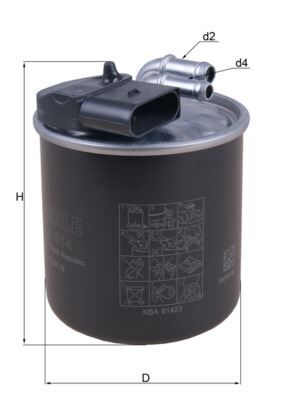 YAKIT FILTRESI MERCEDES OM651 W639 W447 W470 B906 B907 B910