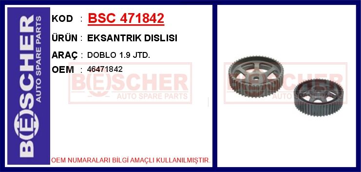 EKSANTRIK DISLISI DOBLO 1.9 JTD.