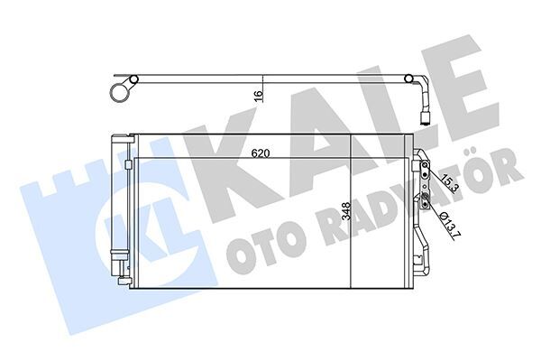 KLIMA RADYATORU BMW F20 F21 F22 F23 F87 F30 F31 F34 F35 F32 F33 F36