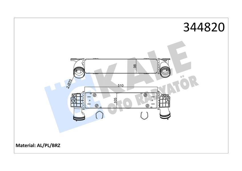 TURBOSARJ RADYATORU BMW N47 E81 E82 E87 E88 E90 E91 E92 E93 E84