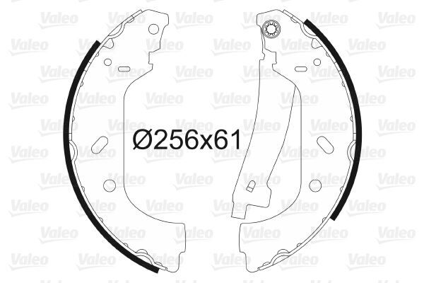ARKA PABUÇ BALATA JUMPY 95-00 2.0HDİ 99> EXPERT 96> EVASION 94-02 P806 95>02 SCUDO 99-06 255x 60