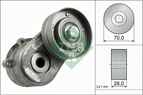 ALTERNATÖR GERGİ RULMANI KÜTÜKLÜ JEEP CHEROKEE-CHRYSLER VOYAGER 2.5-2.8CRD 01> DODGE CARAVAN-NITRO