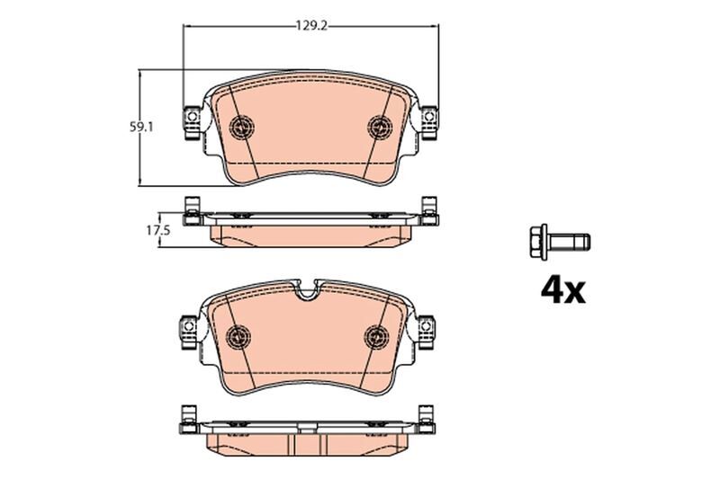 ARKA BALATA AUDI A4-A5-A7-Q5-Q7 2014 >
