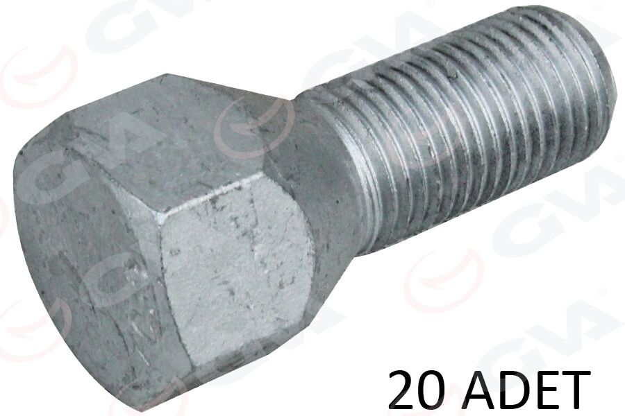 BİJON CİVATASI GEOMET-KISA ALFA ROMEO-FIAT LANCIA-TEMPRA-TIPO-UNO AA19-M12x1.25x22 PAKET ADET:20
