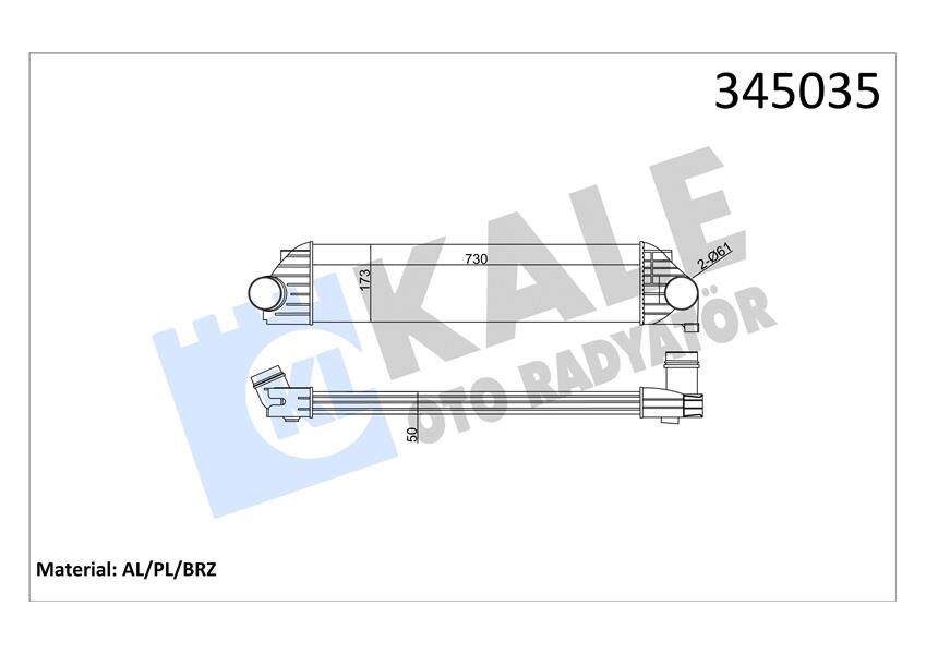 TURBO RADYATÖRÜ RENAULT MASTER III 10> OPEL MOVANO B 10> 2.3dCi