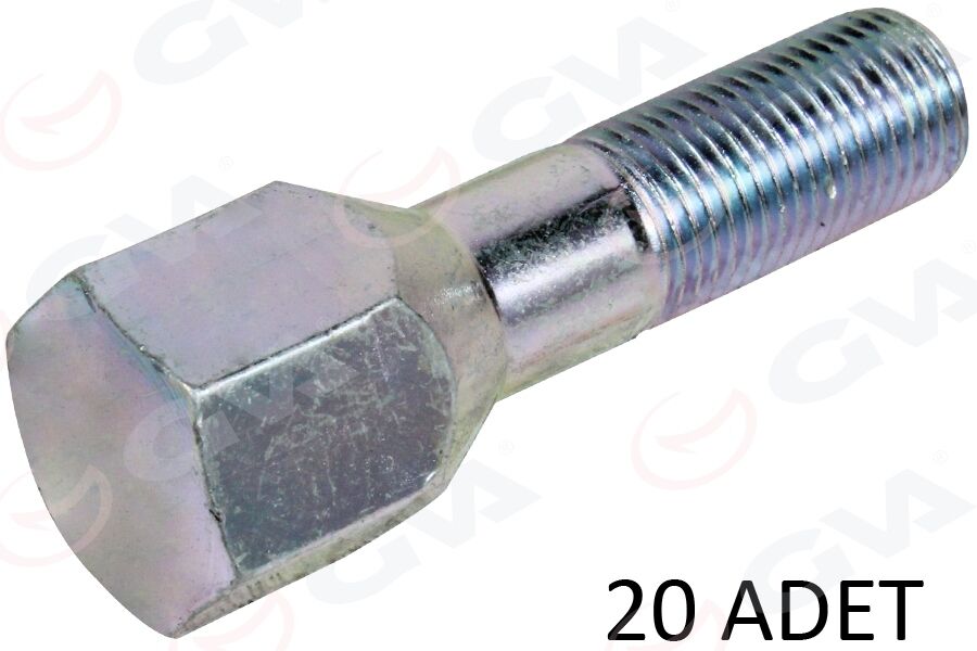 BİJON CİVATASI GALVANİZ-UZUN FIAT TOFAS-DOGAN-KARTAL-SAHIN AA19-M12x1.25x24 PAKET ADET : 20