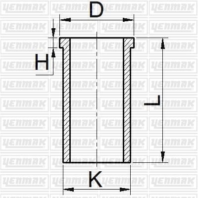 GÖMLEK FLANŞLI STD TOYOTA COROLLA 1.4L 1.6L 4ZZ-FE 3ZZ-FE VVTi ZZE111 ZZE112 ZZE120 ZZE121 00-06 / AVENSIS 1.6L 3ZZFE VVTi ZZT250 03-08 çap 79.00 mm / boy 140.00 mm
