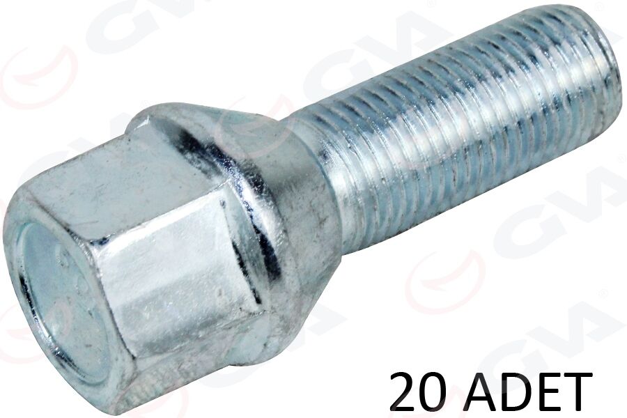 BİJON CİVATASI GALVANİZ FIAT DOBLO Y.M CITROEN-PEUGEOT-OPEL-FORD AA17-M12x1.25x28 PAKET ADET : 20