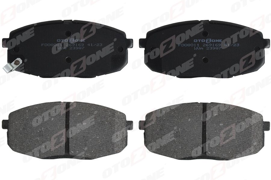 ÖN FREN BALATA HYUNDAI İ30 1.6L D4FB CRDi dizel 07-11 1.4L 1.6L benzinli 08-> / KIA CERATO 1.6L ben zinli 10-> / CEED 1.4L 1.6L benzinli 07-> - Aşınma ikaz soketli
