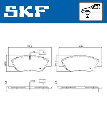 ÖN FREN BALATASI FİŞLİ FIAT BRAVO II 08>14 EGEA HB 15> ALFA ROMEO MITO 08>15 LANCIA DELTA III 08>14 1.3D MTJ 1.4TB 1.6D MTJ 1.9D MTJ 2.0D MTJ BÜYÜK TİP