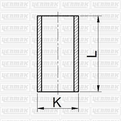 GOMLEK STD DUZ FLANSSIZ L300 / H100 / L200 CR 06-> / STAREX TCI ADET