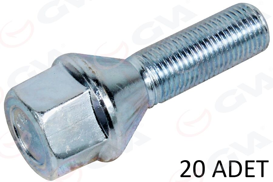 BİJON CİVATASI GALVANİZ M131 DKŞ TOFAŞ-DOĞAN-KARTAL-ŞAHIN AA19-M12x1.50 x31 PAKET ADET : 20