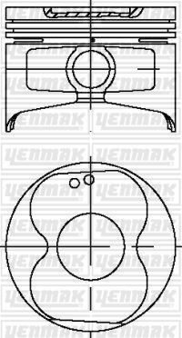 PISTON SEGMAN 0.50 COROLLA 1.6 KRB 4AF 88-93