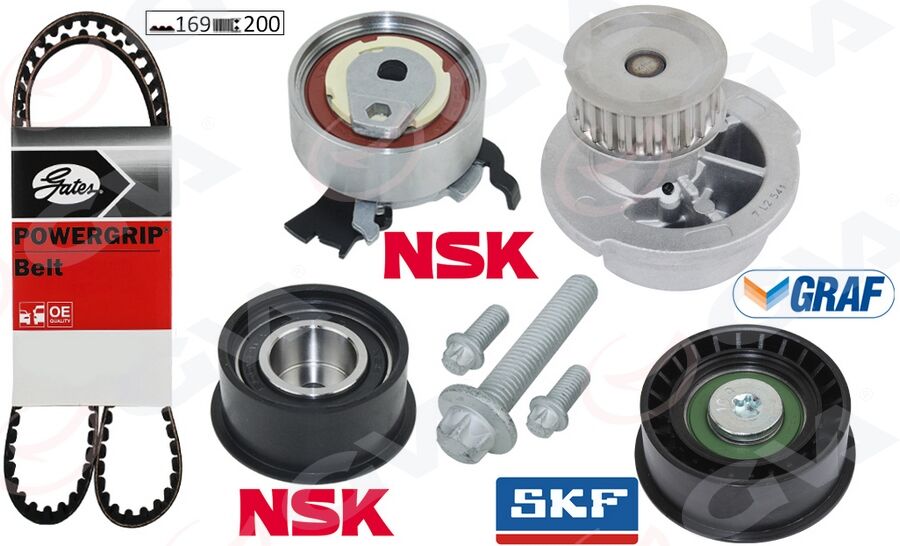 DEVİRDAİMLİ EKSANTRİK GERGİ KİTİ ASTRA F-CORSA B-VECTRA B 1.4i-1.6i-1.8i 16V X14XE-X16XEL-X18XE