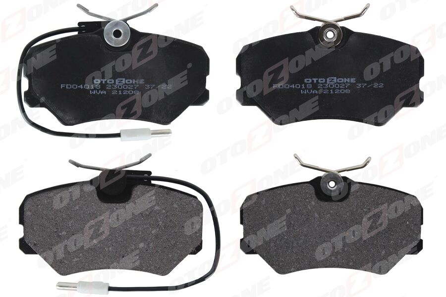 ÖN FREN BALATASI P306 2.0 S16 1993-97 -P405 1.6I 1.8I 2.0I 1.9 SRI-2.0 MI16 CITROEN ZX 2.0 FİŞLİ