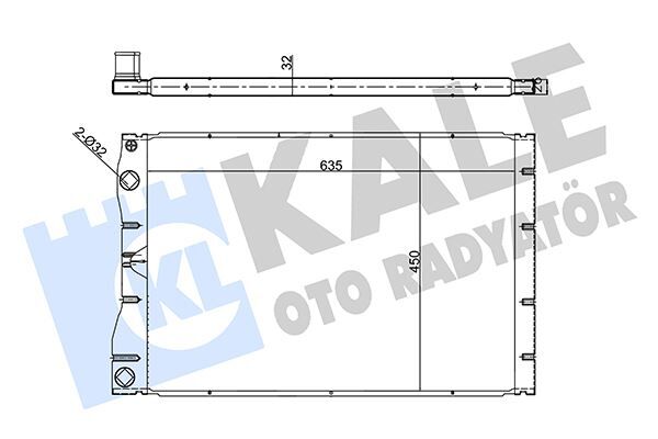 RADYATÖR AL/PL/BRZ AVANTIME-ESPACE III2.2 DCI 00 >