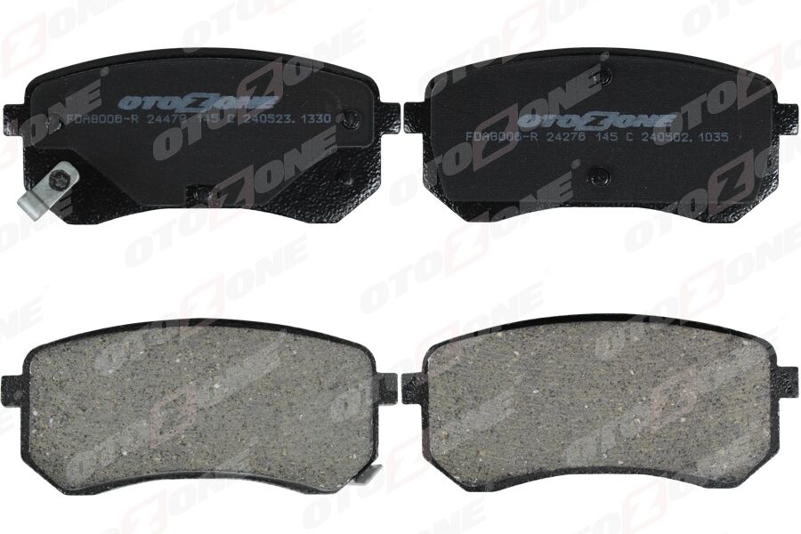 ARKA FREN BALATA HYUNDAI i10 1.0L 1.1L 08-13 / KIA PICANTO 1.0L 1.1L 05-11 - Aşınma ikaz soketli