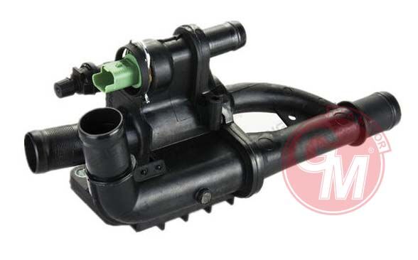 TERMOSTAT GÖVDESİ FORD PEUGEOT FIESTA-COURİER-FOCUS-207-308-PARTNER-C4-C5 07> 1.4-1.5-1.6 TDCİ EURO 5