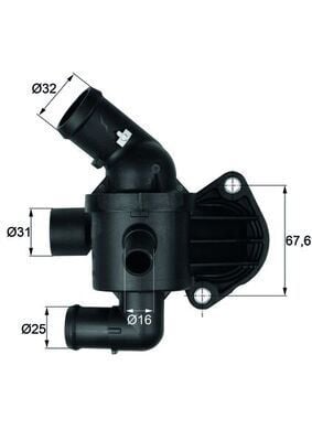 TERMOSTAT KOMPLE 87C CADDY GOLF JETTA PASSAT TIGUAN LEON OCTAVIA A3 2.0 TDI CFFA CFFB CFGB CLLA