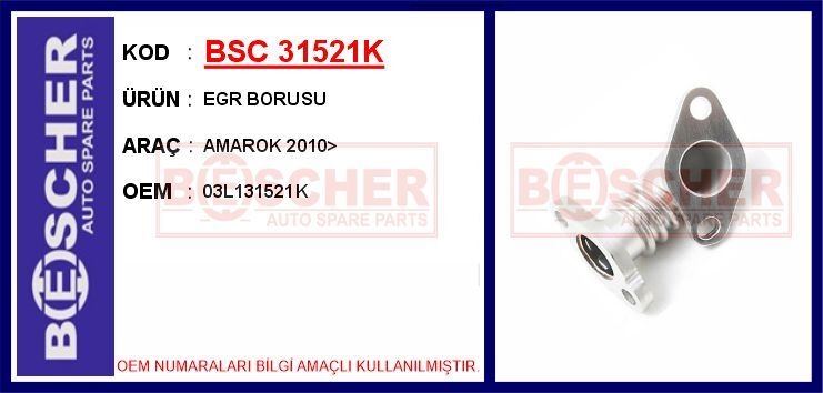 EGR BORUSU AMAROK 2010>