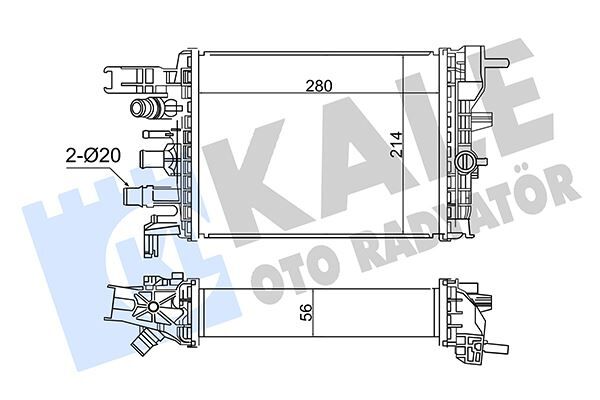 TURBO RADYATÖRÜ INTERCOOLER DACIA DUSTER II 1.5 DCİ 18 > K9K678