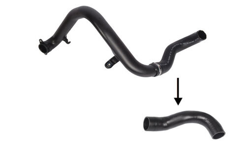 TURBO HORTUMU PLASTİK BORU HARİÇ OK İLE GÖSTERİLEN HORTUM FIAT BRAVO II 1.6 MJET 08>14