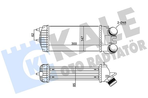 İNTERCOOLER BERLINGO-XSARA PICASSO-PEUGEOT PARTNER 1.6 HDI 02 >