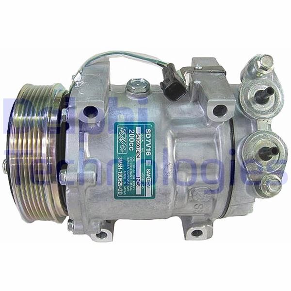 KLİMA KOMPRESÖRÜ FORD FOCUS-CMAX 04> VOLVO C30-S40-V50 04> 1.6 TDCİ KASNAK ÇAP: 119mm